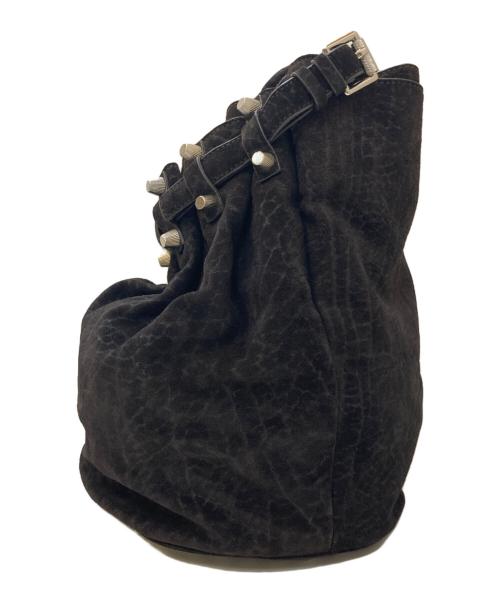 ALEXANDER WANG（アレキサンダー・ワン）ALEXANDER WANG (アレキサンダー・ワン) Diego スタッズ バケットバッグ ブラックの古着・服飾アイテム