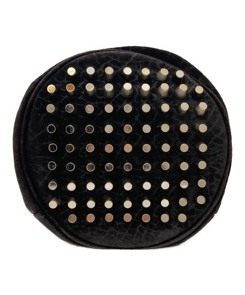 ALEXANDER WANG（アレキサンダー・ワン）ALEXANDER WANG (アレキサンダー・ワン) Diego スタッズ バケットバッグ ブラックの古着・服飾アイテム