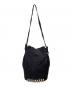 ALEXANDER WANG (アレキサンダー・ワン) Diego スタッズ バケットバッグ ブラック：15000円