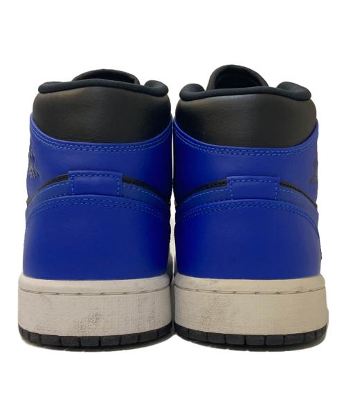 NIKE（ナイキ）NIKE (ナイキ) AIR JORDAN 1 MID BLACK/HYPER ROYAL ブルー サイズ:27㎝の古着・服飾アイテム