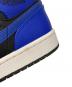 中古・古着 NIKE (ナイキ) AIR JORDAN 1 MID BLACK/HYPER ROYAL ブルー サイズ:27㎝：8000円