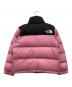 THE NORTH FACE (ザ ノース フェイス) Short Nuptse JKT ピンク×ブラック サイズ:S：13000円