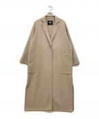 SLOBE IENAスローブ イエナ）の古着「HAMILTON ダブルフェイスウールロングコート」｜ベージュ