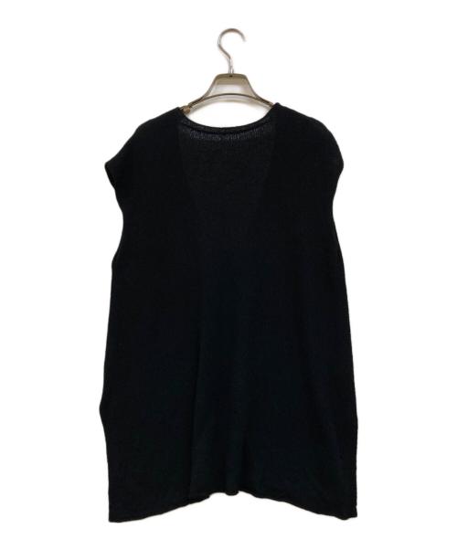 babaghuri（ババグーリ）babaghuri (ババグーリ) シルクコットンニット ブラック サイズ:Ｍの古着・服飾アイテム