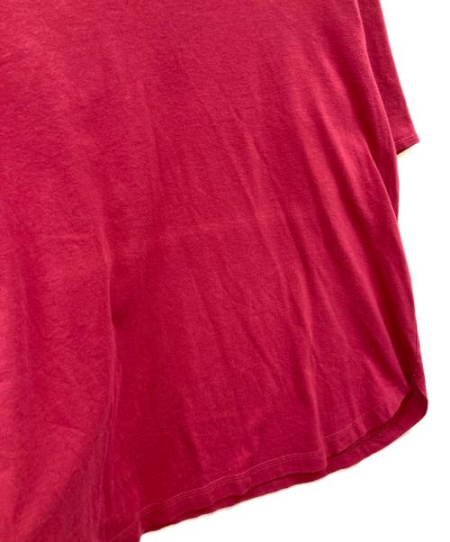 babaghuri（ババグーリ）babaghuri (ババグーリ) オーガニック天竺半袖Tシャツ レッド サイズ:Mの古着・服飾アイテム