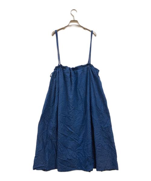 babaghuri（ババグーリ）babaghuri (ババグーリ) キャミソールワンピース ブルー サイズ:Ｍの古着・服飾アイテム