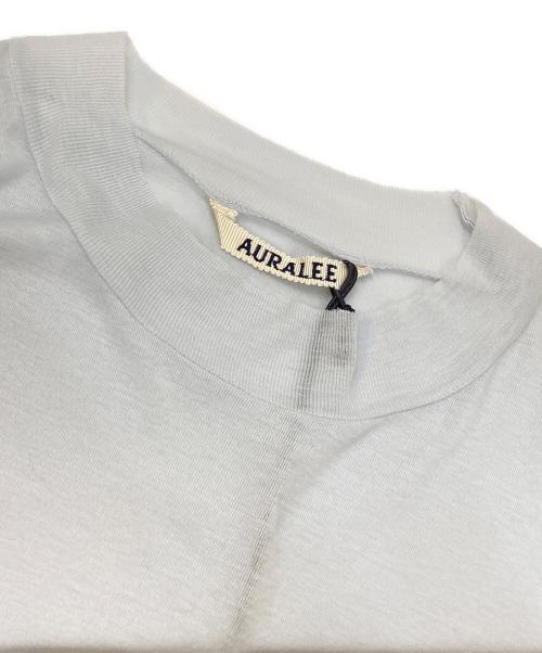 AURALEE（オーラリー）AURALEE (オーラリー) GIZA HIGH GAUGE SHEER L/S TEE ブルー サイズ:1の古着・服飾アイテム