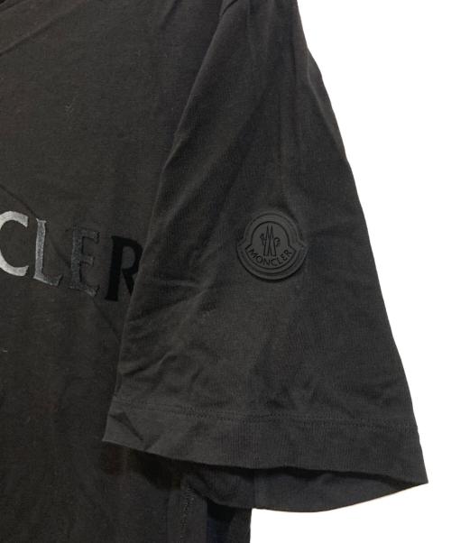 MONCLER（モンクレール）MONCLER (モンクレール) SS T-SHIRT ブラック サイズ:Ｍの古着・服飾アイテム