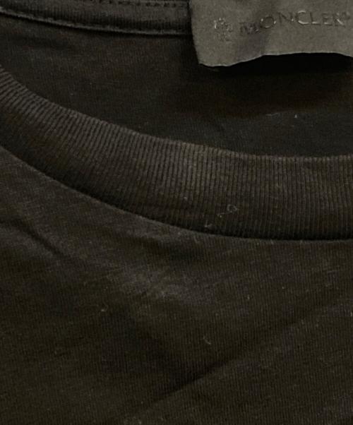MONCLER（モンクレール）MONCLER (モンクレール) SS T-SHIRT ブラック サイズ:Ｍの古着・服飾アイテム