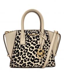 MICHAEL KORS（マイケル・コース）の古着「ハラコレザー切替2WAYショルダーバッグ」｜ホワイト