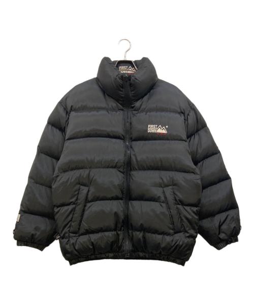 FIRST DOWN（ファーストダウン）FIRST DOWN (ファーストダウン) ダウンジャケット ブラック サイズ:Sの古着・服飾アイテム
