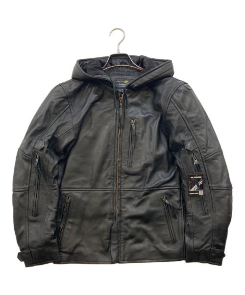 ROUGH&ROAD（ラフアンドロード）ROUGH&ROAD (ラフアンドロード) ラムレザーバイカージャケット ブラック サイズ:Sの古着・服飾アイテム