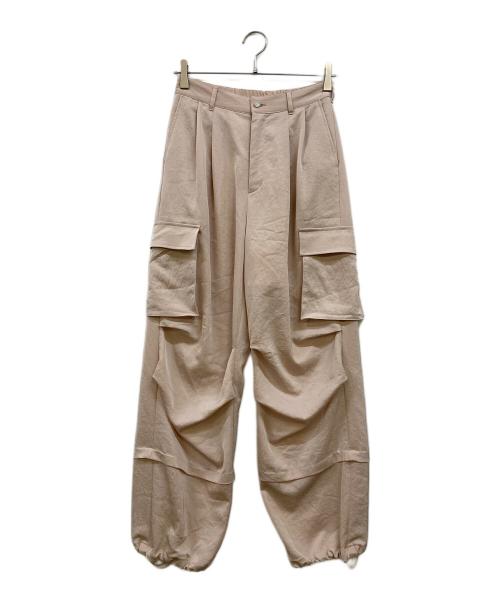 CITY TOKYO（シティートウキョウ）CITY TOKYO (シティートウキョウ) ヴィンテージカーゴツイルパンツ ピンク サイズ:2の古着・服飾アイテム