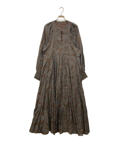 JOURNAL STANDARD（ジャーナルスタンダード）JOURNAL STANDARD (ジャーナルスタンダード) オリエンタルマキシワンピース ブラウン サイズ:F 未使用品の古着・服飾アイテム