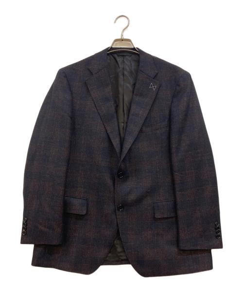 D'URBAN（ダーバン）D'URBAN (ダーバン) LORO PIANA (ロロピアーナ) シルクカシミヤ混テーラードジャケット ブラウン サイズ:BB5(M相当)の古着・服飾アイテム