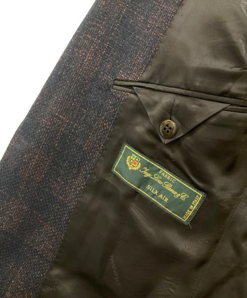 D'URBAN（ダーバン）D'URBAN (ダーバン) LORO PIANA (ロロピアーナ) シルクカシミヤ混テーラードジャケット ブラウン サイズ:BB5(M相当)の古着・服飾アイテム