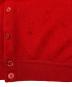 中古・古着 CHEMISE LACOSTE (シュミーズ ラコステ) ワニワッペンカーディガン レッド サイズ:5：8000円