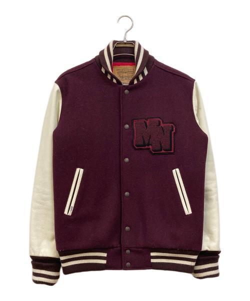 LEVI'S（リーバイス）LEVI'S (リーバイス) レザー切替スタジャン ブラウン サイズ:Ｍの古着・服飾アイテム