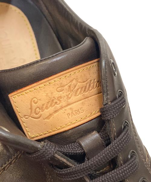 LOUIS VUITTON（ルイ ヴィトン）LOUIS VUITTON (ルイ ヴィトン) レザーローカットスニーカー ブラウン サイズ:7の古着・服飾アイテム
