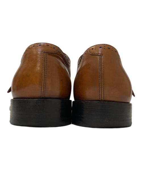 LOUIS VUITTON（ルイ ヴィトン）LOUIS VUITTON (ルイ ヴィトン) LVロゴパンチング ベルテッドレザーシューズ ブラウン サイズ:6 1/2の古着・服飾アイテム