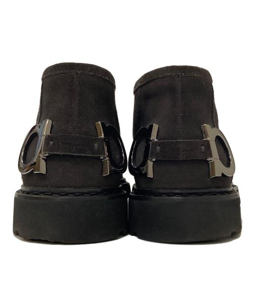 Salvatore Ferragamo（サルヴァトーレ フェラガモ）Salvatore Ferragamo (サルヴァトーレ フェラガモ) ダブルガンチーニヌバックチロリアンシューズ ブラウン サイズ:8の古着・服飾アイテム