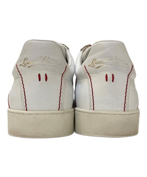 LOUIS VUITTON（ルイ ヴィトン）LOUIS VUITTON (ルイ ヴィトン) レザーローカットスニーカー ホワイト サイズ:7の古着・服飾アイテム