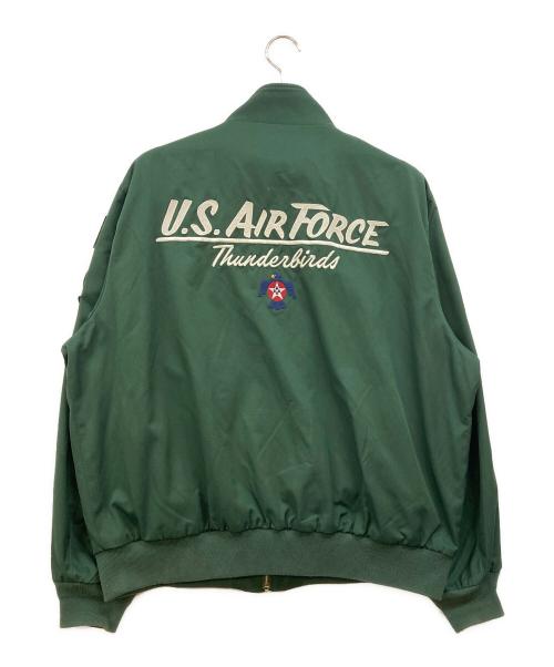 AVIREX（アヴィレックス）AVIREX (アヴィレックス) フライトジャケット グリーン サイズ:2XLの古着・服飾アイテム