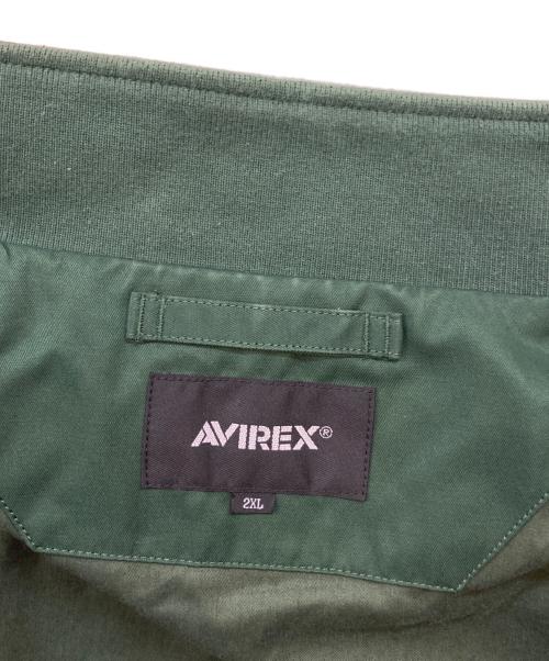 AVIREX（アヴィレックス）AVIREX (アヴィレックス) フライトジャケット グリーン サイズ:2XLの古着・服飾アイテム