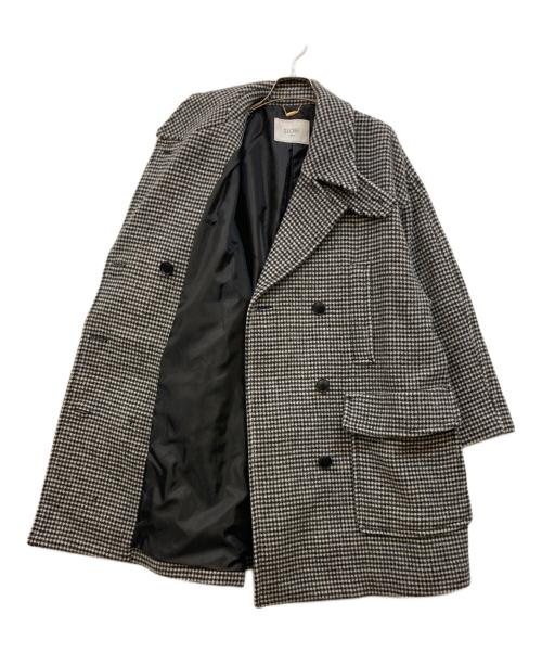 SLOBE IENA（スローブ イエナ）SLOBE IENA (スローブ イエナ) メルトンビッグPコート グレー サイズ:38の古着・服飾アイテム