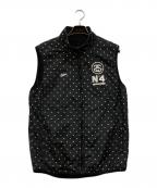 stussyステューシー）の古着「リバーシブルベスト」｜ブラック