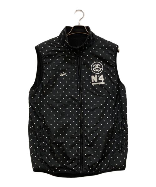 stussy（ステューシー）stussy (ステューシー) リバーシブルベスト ブラック サイズ:Lの古着・服飾アイテム
