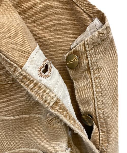 CarHartt（カーハート）CarHartt (カーハート) DUCK CARPENTER BIB OVERALL ベージュ サイズ:34の古着・服飾アイテム