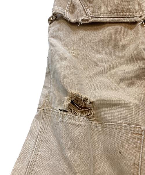 CarHartt（カーハート）CarHartt (カーハート) DUCK CARPENTER BIB OVERALL ベージュ サイズ:34の古着・服飾アイテム
