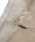 中古・古着 CarHartt (カーハート) DUCK CARPENTER BIB OVERALL ベージュ サイズ:34：10000円