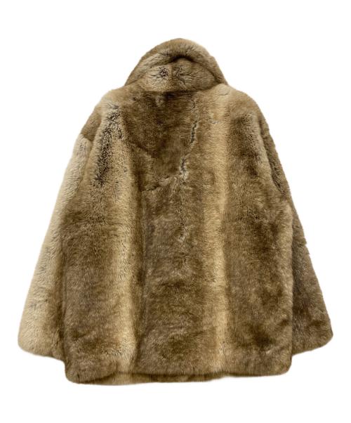 Jakke（ジャッキー）JAKKE (ジャッキー) ファータッチコート ベージュ サイズ:S 未使用品の古着・服飾アイテム