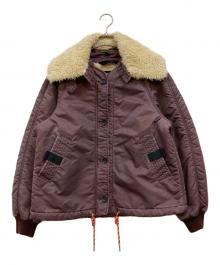 DIESEL（ディーゼル）の古着「HAUTE B3 ミリタリージャケット」｜レッド