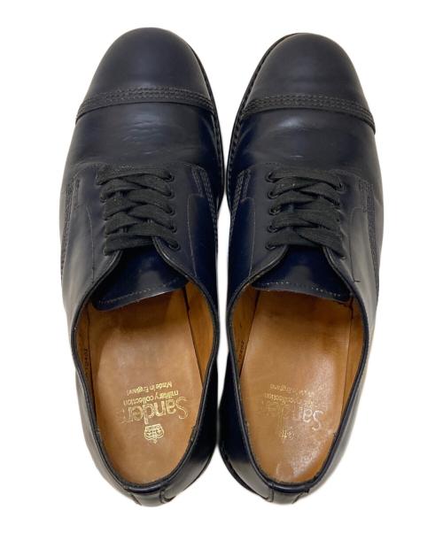 SANDERS（サンダース）SANDERS (サンダース) Toe Cap Gibson ネイビー サイズ:7の古着・服飾アイテム
