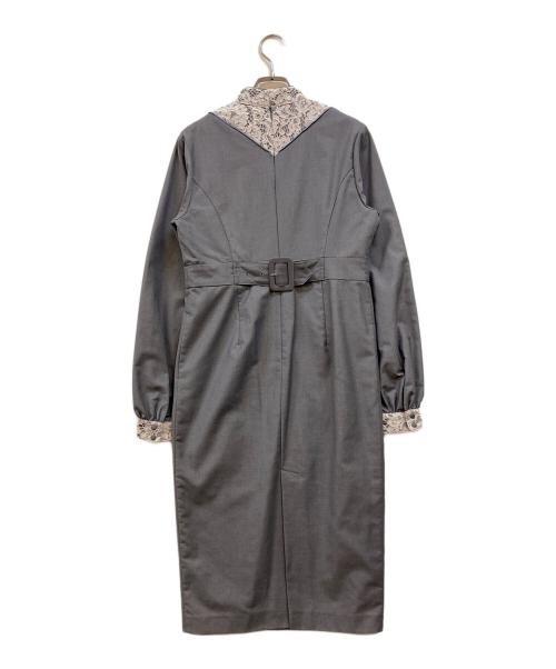 PAMEO POSE（パメオポーズ）PAMEO POSE (パメオポーズ) Shenfa Longsleeve Dress グレー サイズ:Mの古着・服飾アイテム
