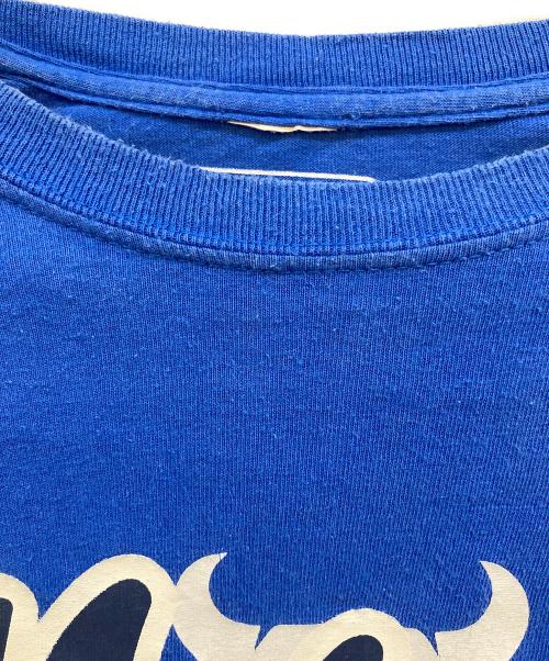 Rebuild by Needles（リビルドバイニードルス）Rebuild by Needles (リビルドバイニードルス) 再構築ユニオンTシャツ ブルー サイズ:Ｍの古着・服飾アイテム