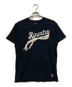 KAPITALキャピタル）の古着「BONE Tシャツ」｜ブラック