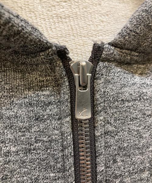 Maison Kinema（メゾン キネマ）Maison Kinema (メゾン キネマ) Loopwheel zip hoodie グレー サイズ:Sの古着・服飾アイテム