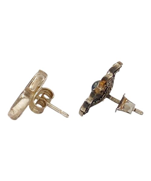 GUCCI（グッチ）GUCCI (グッチ) GGマーモントフラワーカラーストーンスタッドピアス シルバーの古着・服飾アイテム