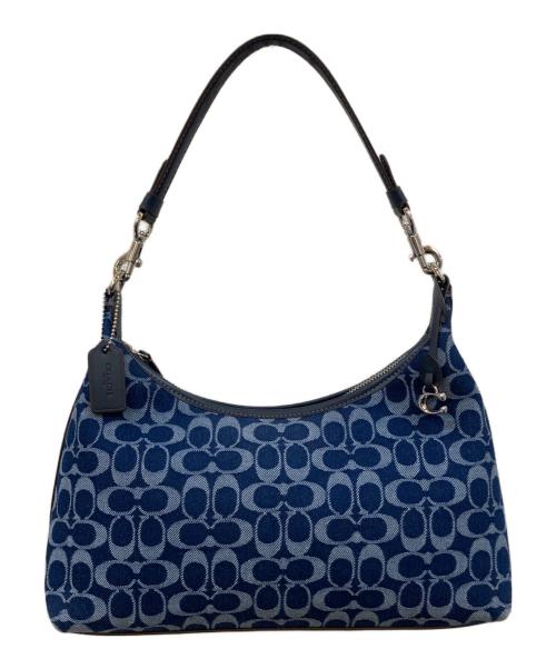COACH（コーチ）COACH (コーチ) ジュリエット ショルダー バッグ・シグネチャー デニム ネイビーの古着・服飾アイテム