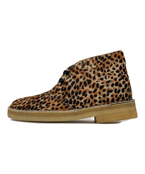 CLARKS（クラークス）CLARKS (クラークス) ハラコデザートブーツ ブラウン サイズ:23.5㎝の古着・服飾アイテム