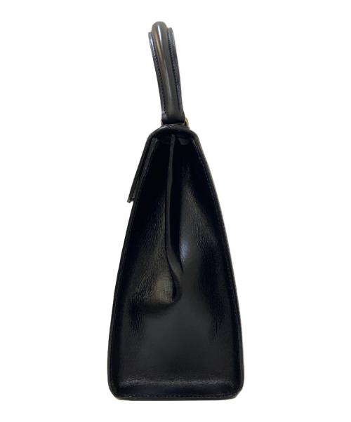 CELINE（セリーヌ）CELINE (セリーヌ) 2WAYレザーハンドバッグ ブラックの古着・服飾アイテム