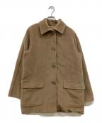 MaxMaraマックスマーラ）の古着「ウールカシミヤハーフコート」｜キャメル