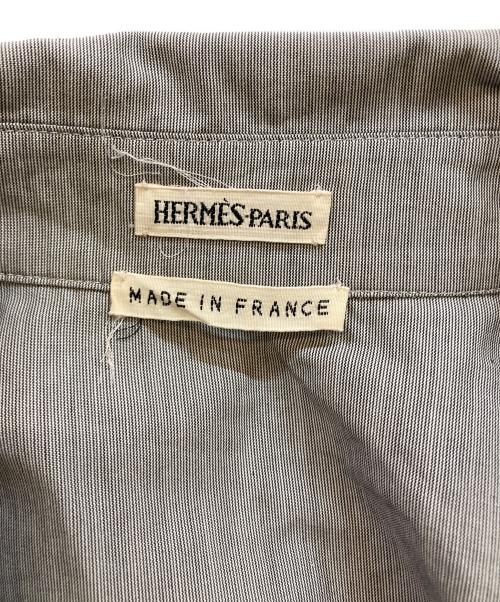 HERMES（エルメス）HERMES (エルメス) コットンヴァルーズシャツ グレー サイズ:38の古着・服飾アイテム