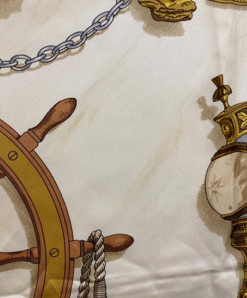 HERMES（エルメス）HERMES (エルメス) カレ90 シルクスカーフ レッド サイズ:下記参照の古着・服飾アイテム