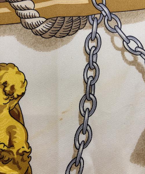 HERMES（エルメス）HERMES (エルメス) カレ90 シルクスカーフ レッド サイズ:下記参照の古着・服飾アイテム