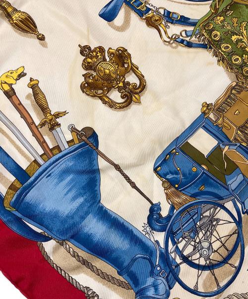 HERMES（エルメス）HERMES (エルメス) カレ90 シルクスカーフ レッド サイズ:下記参照の古着・服飾アイテム